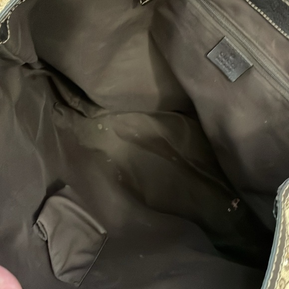 Gucci - Classic Canvas Leather Medium Tote bag - Brown - Picture 10 of 16